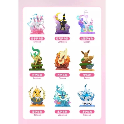 Blind Box Pocket Monsters - Pokemon Eevee Adventure Series 2 (Funism) FIGURE CHÍNH HÃNG