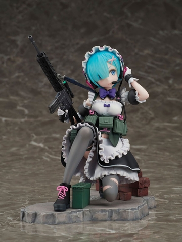 MÔ HÌNH Rem - Re:ZERO -Starting Life in Another World- - Military ver. 1/7 Scale Figure(FuRyu) FIGURE CHÍNH HÃNG