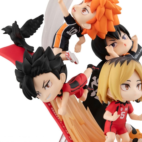 [PRE ORDER] MÔ HÌNH Haikyuu!! Hinata Shouyou – Kageyama Tobio – Kozume Kenma – Kuroo Tetsurou - FigUnity (MegaHouse) FIGURE CHÍNH HÃNG