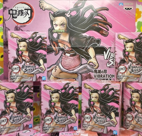 MÔ HÌNH Kamado Nezuko - Kimetsu no Yaiba - Vibration Stars (Bandai Spirits) FIGURE CHÍNH HÃNG