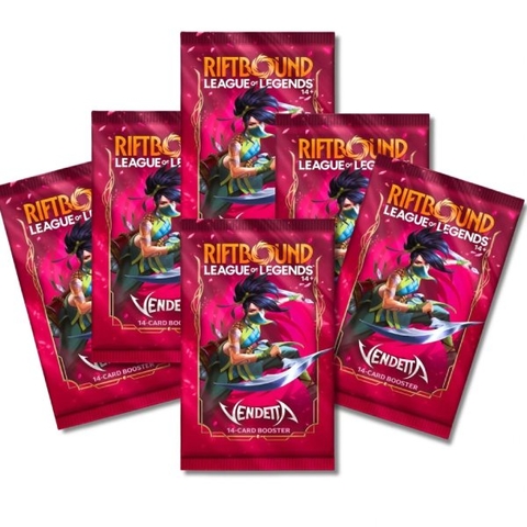 THẺ BÀI Liên Minh Huyền Thoại - Riftbound: League of Legends TCG Vendetta - Vault Bundle (Riot Games) CARD CHÍNH HÃNG