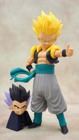 MÔ HÌNH Gotenks - Gotenks SSJ -Dragon Ball Z - Grandista -Resolution of Soldiers- (Bandai Spirits) FIGURE CHÍNH HÃNG