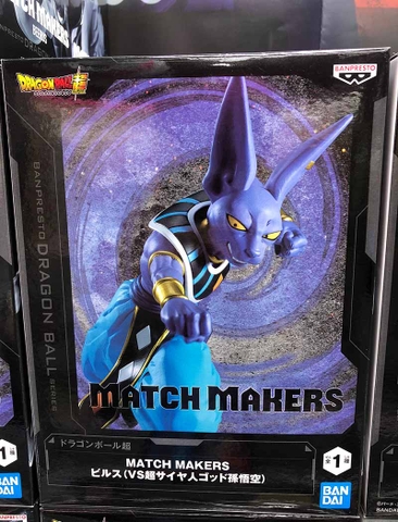 MÔ HÌNH Beerus - Dragon Ball Super - Match Makers (Bandai Spirits) FIGURE CHÍNH HÃNG