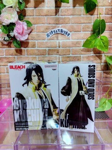 MÔ HÌNH Kuchiki Byakuya - Bleach - Solid and Souls (Bandai Spirits) FIGURE CHÍNH HÃNG