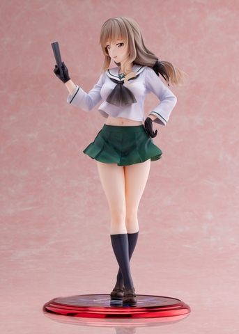 MÔ HÌNH Girls und Panzer Senshadou Daisakusen! Chiyo Shimada [Oarai Girls High] 1/7 Complete Figure(WAVE) CHÍNH HÃNG