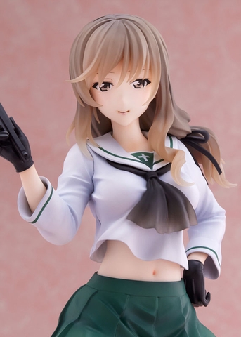 MÔ HÌNH Girls und Panzer Senshadou Daisakusen! Chiyo Shimada [Oarai Girls High] 1/7 Complete Figure(WAVE) CHÍNH HÃNG