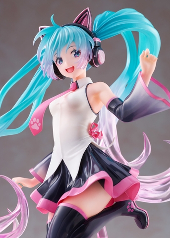 MÔ HÌNH Hatsune Miku - Artist MasterPiece AMP - Birthday 2021, Happy Cat (Taito) FIGURE CHÍNH HÃNG