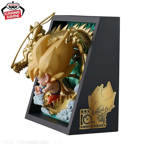 [PRE ORDER] MÔ HÌNH Son Goku SSJ - Dragon Ball Z - Dragon Ball Chou Senshi Seal Wafer - 10th Rare, 10th Anniversary (Bandai Spirits) FIGURE CHÍNH HÃNG