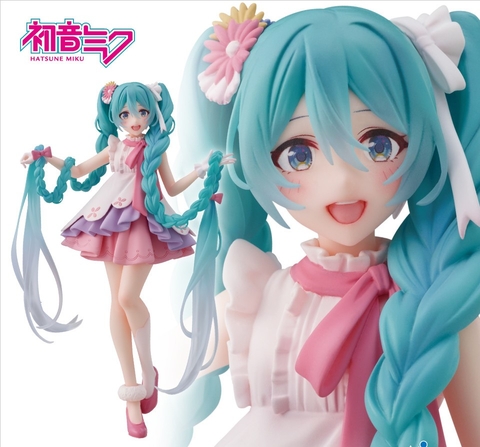 MÔ HÌNH Hatsune Miku - Vocaloid - Piapro Characters - Hatsune Miku Wonderland Series - Rapunzel (Taito) FIGURE CHÍNH HÃNG