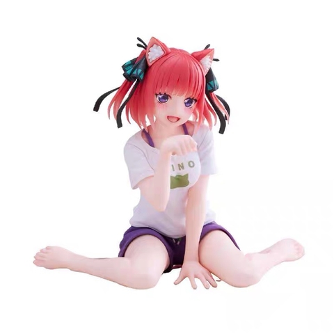 MÔ HÌNH Nakano Nino - Gotoubun no Hanayome ∬ - Desktop Cute - Cat Room Wear Ver. (Taito) FIGURE CHÍNH HÃNG