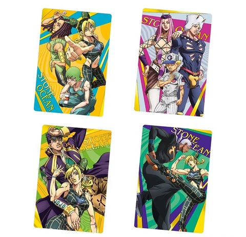 THẺ BÀI JoJo`s Bizarre Adventure Stone Ocean - Wafer 3 - Set of 20 (Bandai) PACK CARD CHÍNH HÃNG