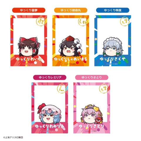 THẺ BÀI Touhou Project Clear Photo Card Gum Vol.1 PACK CARD CHÍNH HÃNG