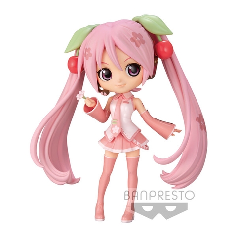 MÔ HÌNH Piapro Characters - Hatsune Miku - Q Posket - Sakura, B (Bandai Spirits) FIGURE CHÍNH HÃNG