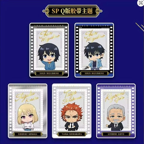 THẺ BÀI Solo Leveling Polaroid Collection Cards Fantasy Battle Anime Comics Characters (Eaki) Box PACK CARD CHÍNH HÃNG
