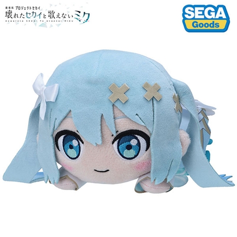 Bông Hatsune Miku - Gekijouban Project Sekai Kowareta Sekai to Utaenai Miku - Nesoberi (SEGA FAVE) Plushie CHÍNH HÃNG