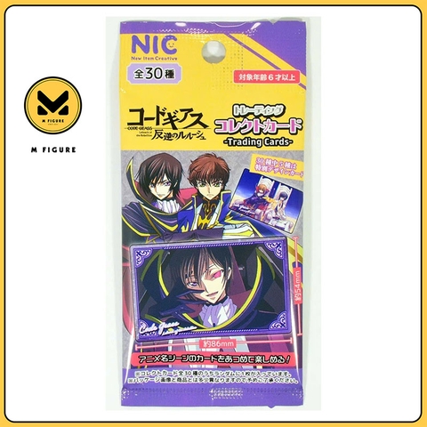 THẺ BÀI Code Geass Lelouch of The Rebellion Anime - Trading Card Game (NIC) PACK CARD CHÍNH HÃNG