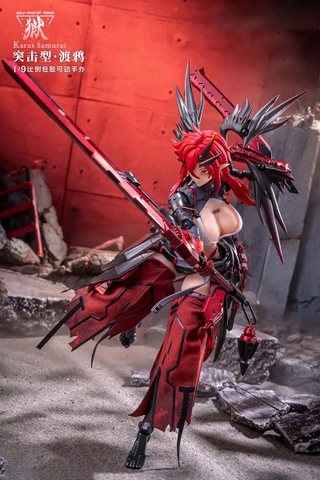MÔ HÌNH Wolf-Mastiff Force Karas Samurai - 1/9 Action Figure (AniMester) FIGURE CHÍNH HÃNG