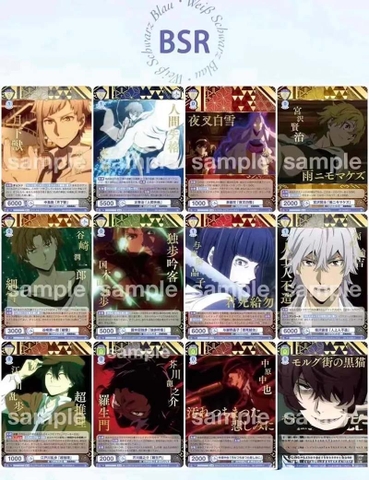 THẺ BÀI Bungo Stray Dogs - Weiss Schwarz Blau (Bushiroad) PACK CARD CHÍNH HÃNG