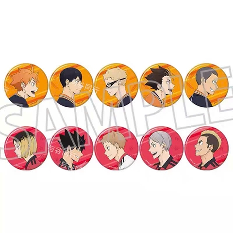 HUY HIỆU HaiKyuu!! - Character Badges Collection (Movic) GOODS CHÍNH HÃNG