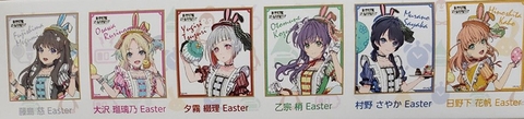 THẺ BÀI Hasunosora Girls' High School Idol Club - Collection Easter Mini Shikishi (Movic) PACK Shikishi CHÍNH HÃNG