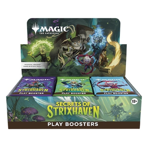 THẺ BÀI Magic: The Gathering - Secrets of Strixhaven Play Booster Box - Trading Card Game (Wizards of the Coast) - CARD GAME CHÍNH HÃNG FIGURE CHÍNH HÃNG