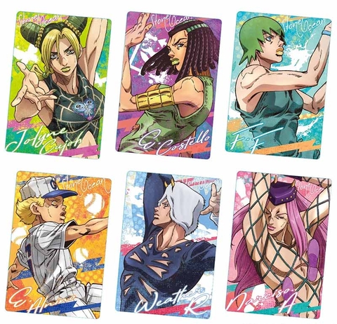 THẺ BÀI JoJo`s Bizarre Adventure Stone Ocean - Wafer 3 - Set of 20 (Bandai) PACK CARD CHÍNH HÃNG