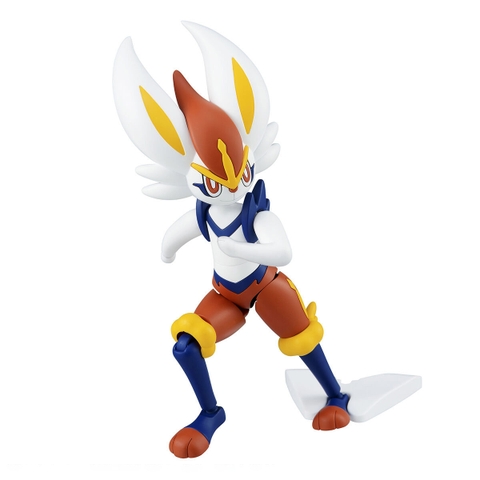 MÔ HÌNH Aceburn (Cinderace) - Pocket Monsters - Pokémon Plamo (50) (Bandai Spirits) FIGURE CHÍNH HÃNG