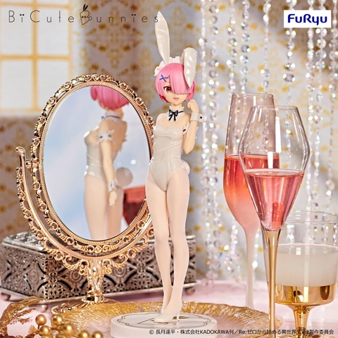 MÔ HÌNH Ram - Re:Zero - BiCute Bunnies - White Pearl Color Ver. (FuRyu) FIGURE CHÍNH HÃNG