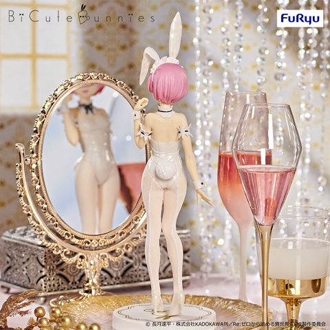 MÔ HÌNH Ram - Re:Zero - BiCute Bunnies - White Pearl Color Ver. (FuRyu) FIGURE CHÍNH HÃNG