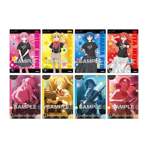 THẺ BÀI Bocchi Za Roku Clear Card Collection with Gum First Press Limited Box PACK CARD CHÍNH HÃNG