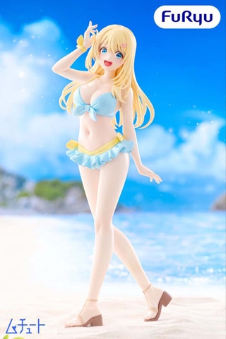 [Pre Order] MÔ HÌNH Amami Yuu - Class de 2-banme ni Kawaii Onnanoko to Tomodachi ni Natta - Muchute - Swimsuit (FuRyu) FIGURE CHÍNH HÃNG