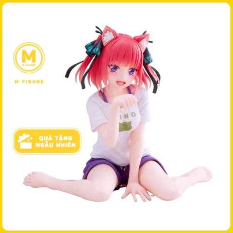 MÔ HÌNH Nakano Nino - Gotoubun no Hanayome ∬ - Desktop Cute - Cat Room Wear Ver. (Taito) FIGURE CHÍNH HÃNG