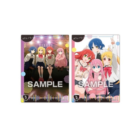 THẺ BÀI Bocchi Za Roku Clear Card Collection with Gum First Press Limited Box PACK CARD CHÍNH HÃNG