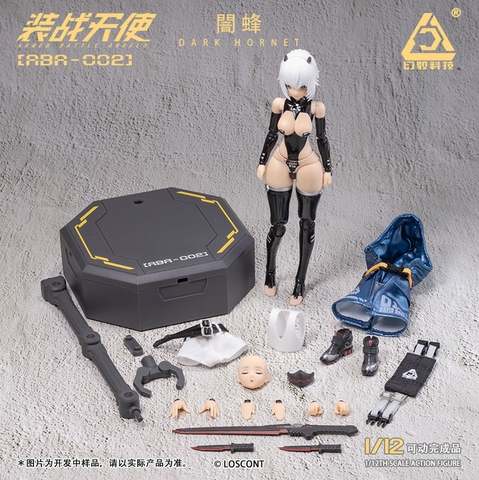 MÔ HÌNH Armored Battle Angels Series ABA-002 Dark Hornet - 1/12 Scale Posable Figure - (LOSCONT) FIGURE CHÍNH HÃNG