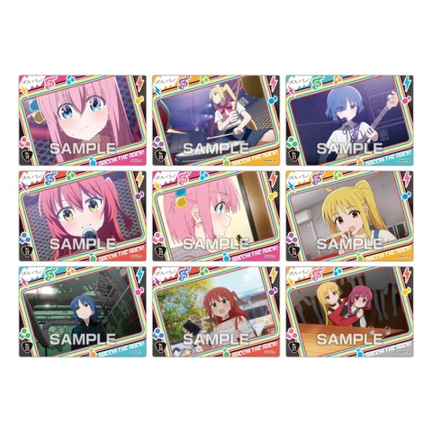 THẺ BÀI Bocchi Za Roku Clear Card Collection with Gum First Press Limited Box PACK CARD CHÍNH HÃNG