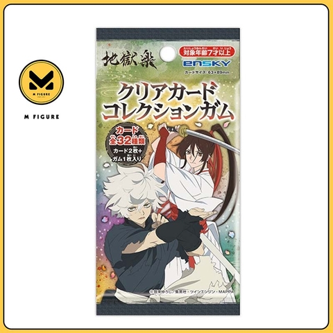 THẺ BÀI Jigokuraku - Clear Cards Collection With Gum (EnsKy) PACK CARD CHÍNH HÃNG