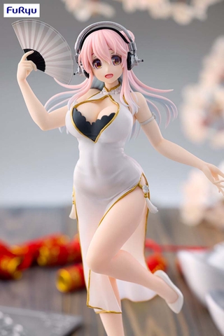 [Pre Order] MÔ HÌNH Sonico - Super Sonico - Trio-Try-It - White China Dress Ver. (FuRyu) FIGURE CHÍNH HÃNG