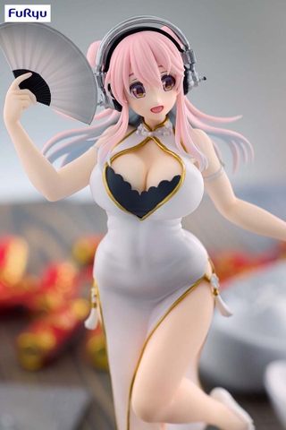 [Pre Order] MÔ HÌNH Sonico - Super Sonico - Trio-Try-It - White China Dress Ver. (FuRyu) FIGURE CHÍNH HÃNG