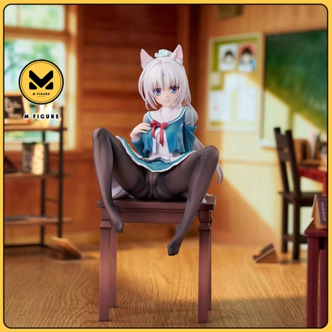 [PRE ORDER] MÔ HÌNH Senren Banka - Tomotake Yoshino - 1/7 - Animal Ears School Uniform Ver. (Luminous Box) FIGURE CHÍNH HÃNG