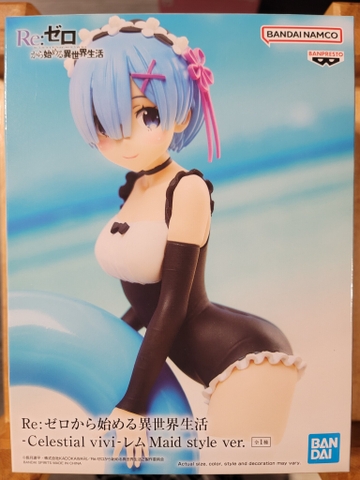 MÔ HÌNH Rem -  Re:Zero - Celestial Vivi - Maid style ver. (Bandai) FIGURE CHÍNH HÃNG