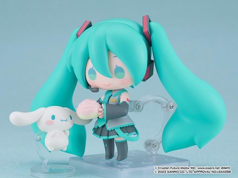MÔ HÌNH Hatsune Miku - Hatsune Miku x Cinnamoroll - Nendoroid 2306 - Cinnamoroll Collaboration Ver. (Good Smile Company) FIGURE CHÍNH HÃNG