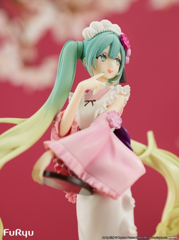 MÔ HÌNH Hatsune Miku - Piapro Characters - Exc∞d Creative - Sweet Sweets - Matcha Parfait, Sakura (FuRyu) FIGURE CHÍNH HÃNG