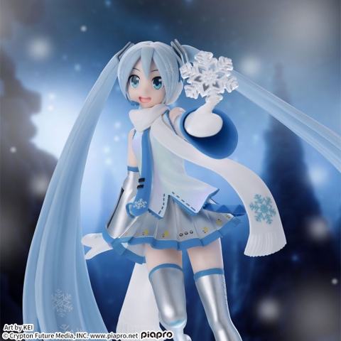 MÔ HÌNH Hatsune Miku - Vocaloi - Luminasta - Snow Miku Skytown Ver. (SEGA) FIGURE CHÍNH HÃNG