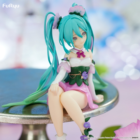 MÔ HÌNH Hatsune Miku - Piapro Characters - Flower Fairy - Noodle Stopper Figure - Asagao, Pink ver. (FuRyu)FIGURE CHÍNH HÃNG