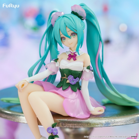 MÔ HÌNH Hatsune Miku - Piapro Characters - Flower Fairy - Noodle Stopper Figure - Asagao, Pink ver. (FuRyu)FIGURE CHÍNH HÃNG
