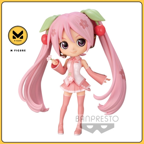 MÔ HÌNH Piapro Characters - Hatsune Miku - Q Posket - Sakura, B (Bandai Spirits) FIGURE CHÍNH HÃNG