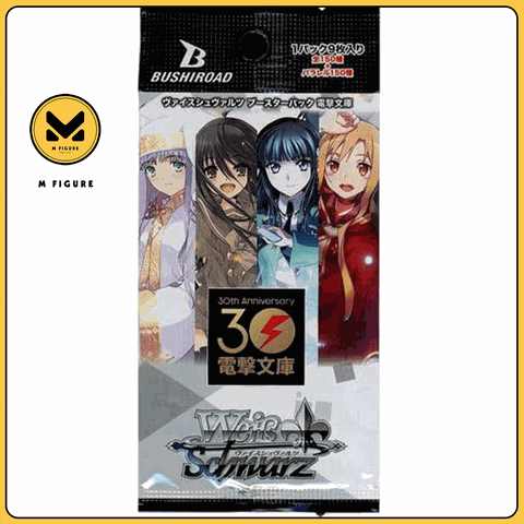 THẺ BÀI Weiss Schwarz - Booster Pack - DENGEKI BUNKO 30th ANNIVERSARY PACK CARD CHÍNH HÃNG