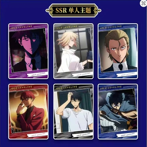 THẺ BÀI Solo Leveling Polaroid Collection Cards Fantasy Battle Anime Comics Characters (Eaki) Box PACK CARD CHÍNH HÃNG
