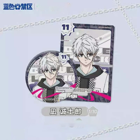 THẺ BÀI Blue Lock Uniform Series - Reflect Light Badge + Card  (All For Play) PACK CARD CHÍNH HÃNG