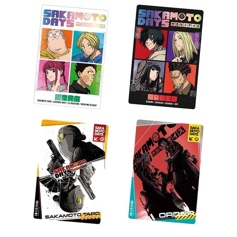 THẺ BÀI Sakamoto Days The Animation - Wafer (Bandai) PACK CARD CHÍNH HÃNG